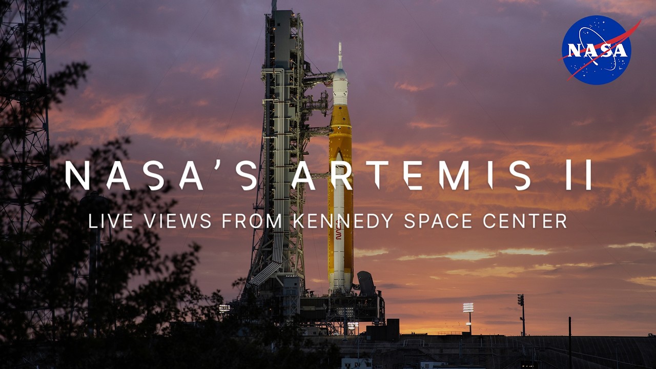 NASA's Artemis II Live Views from Kennedy Space Center