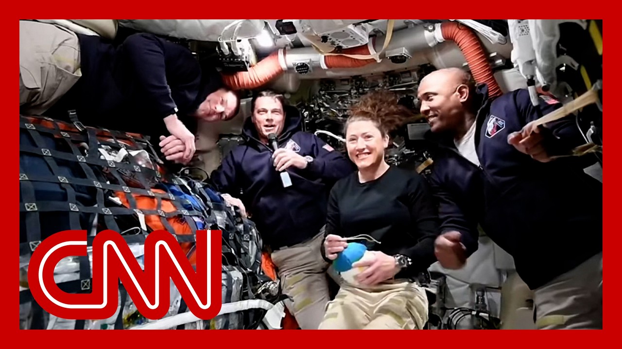 Artemis II crew speaks from space