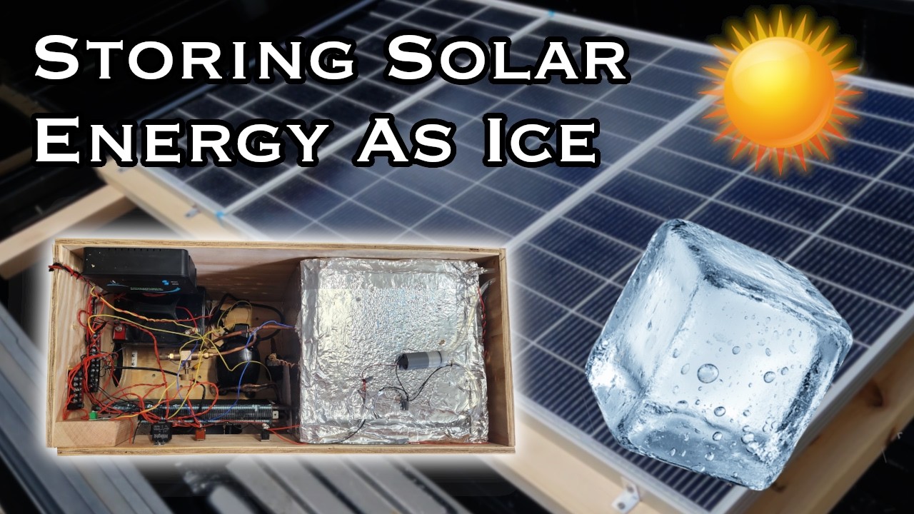 Storing Solar Energy As Ice For Air Conditioning