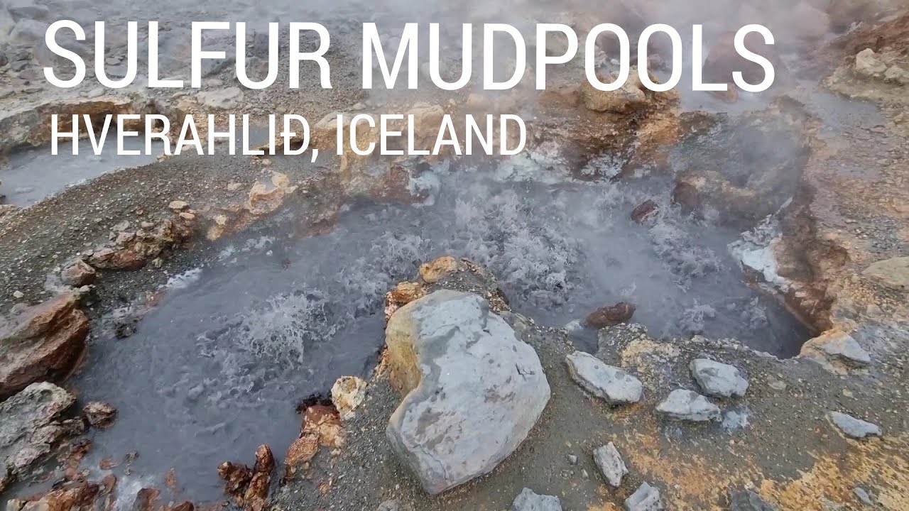 SULFUR POOLS OF HVERAHLIÐ 🔥 Hengill Volcanic System, Iceland