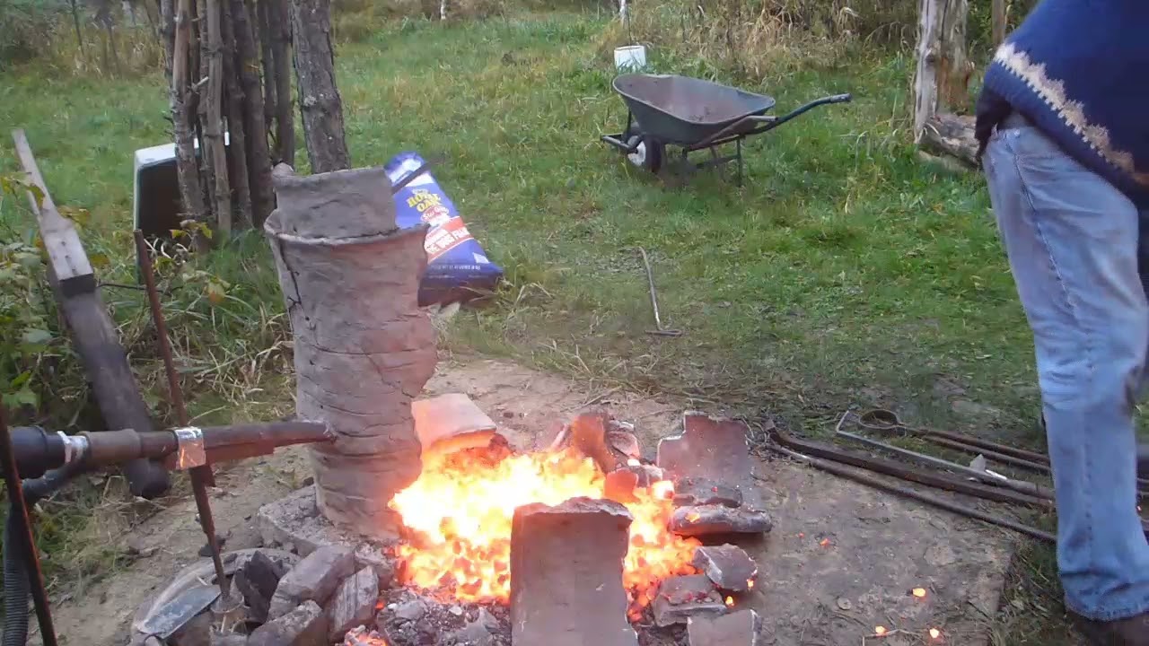 Bloomery Iron Smelt - Extraction