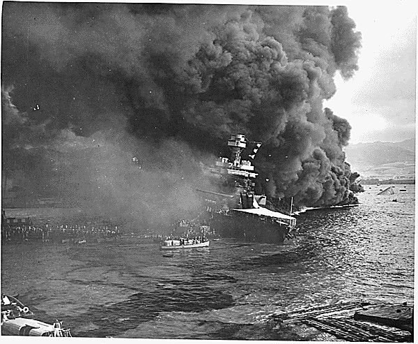 Bombing at Pearl Harbor. Memories by Geraldine Ekins