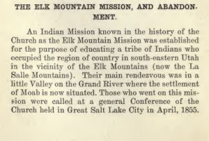 [April 1855] The Elk Mountain Mission, and Abandonment Part 1