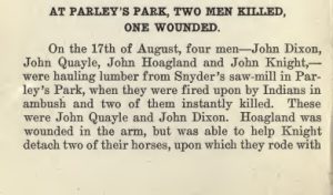 [Aug 17, 1853] At Parley_s Park, Two Men Killed, One Wonded Part 1