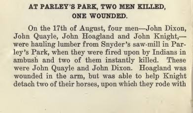 At Parley’s Park, Two Men Killed, One Wounded