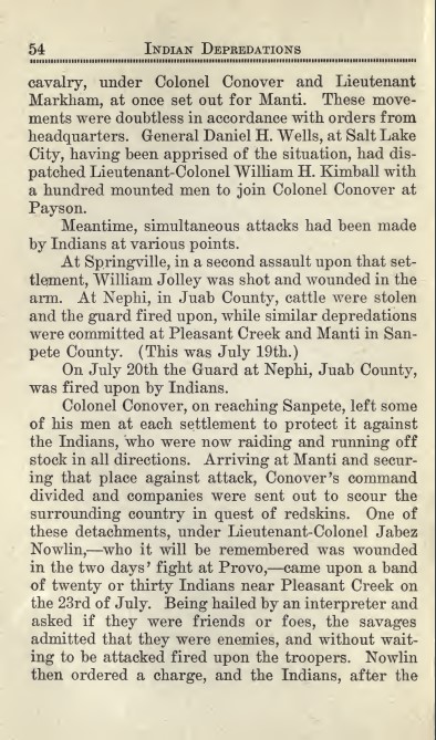 [July 18, 1853] The Walker War Continued. Treachery of the Indians Part 2