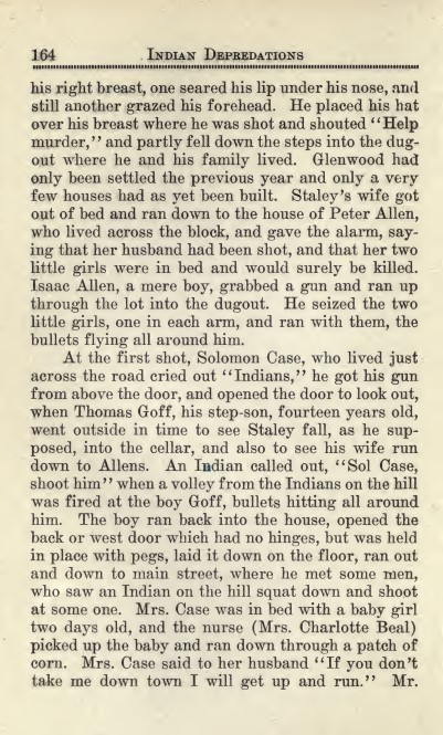 [July 26, 1865] Attack on Glenwood, Merritt Staly Wounded Part 2