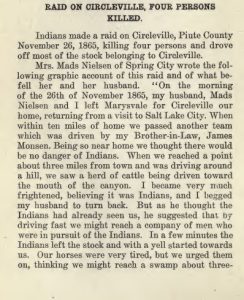 [Nov 26, 1865] Raid on Circleville, Four Persons Killed