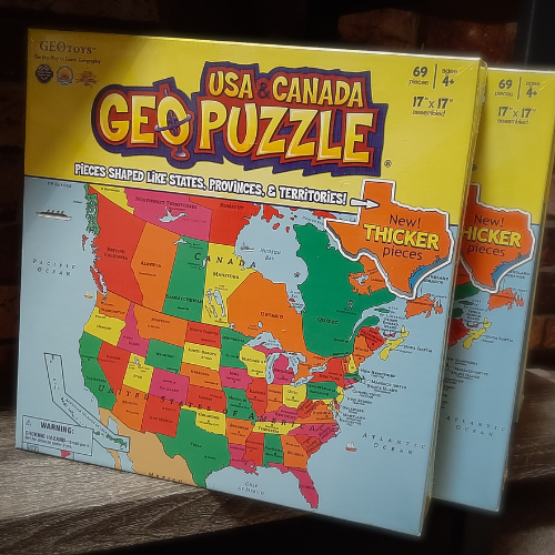 Gift Shop USA Canada Geography Puzzle