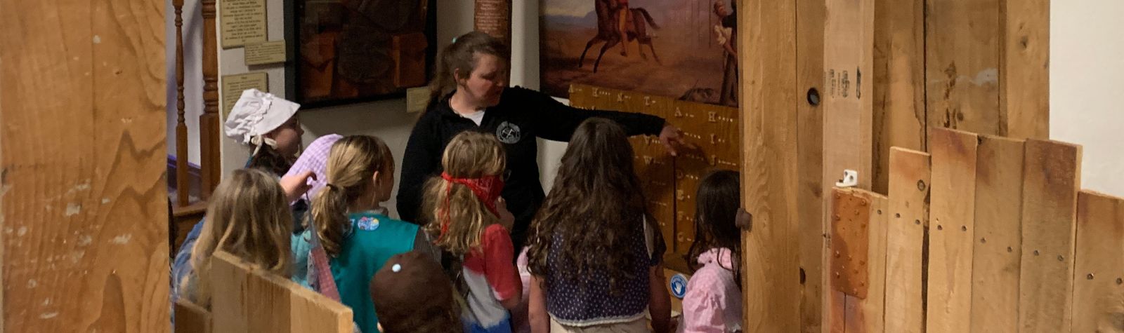 Girl Scouts at the Hutchings Museum Institute