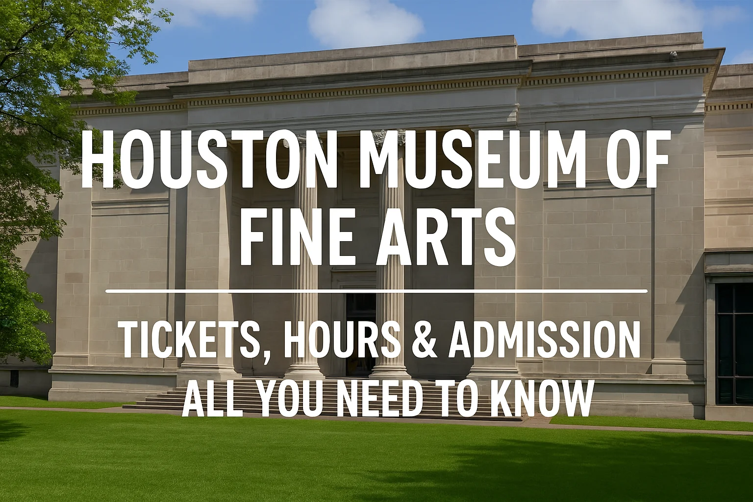 Houston Museum of Fine Arts - Tickets, Hours & Admission, All You Need to Know