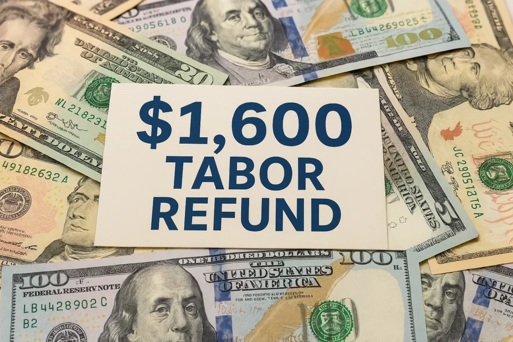 $1,600 TABOR Refund - What is the Eligibility & How to Claim Your Stimulus Check?