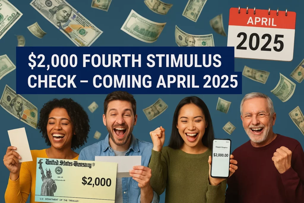 $2,000 Fourth Stimulus Check Coming in April 2025 – How Can You Claim this Deposit & Check Payment Date