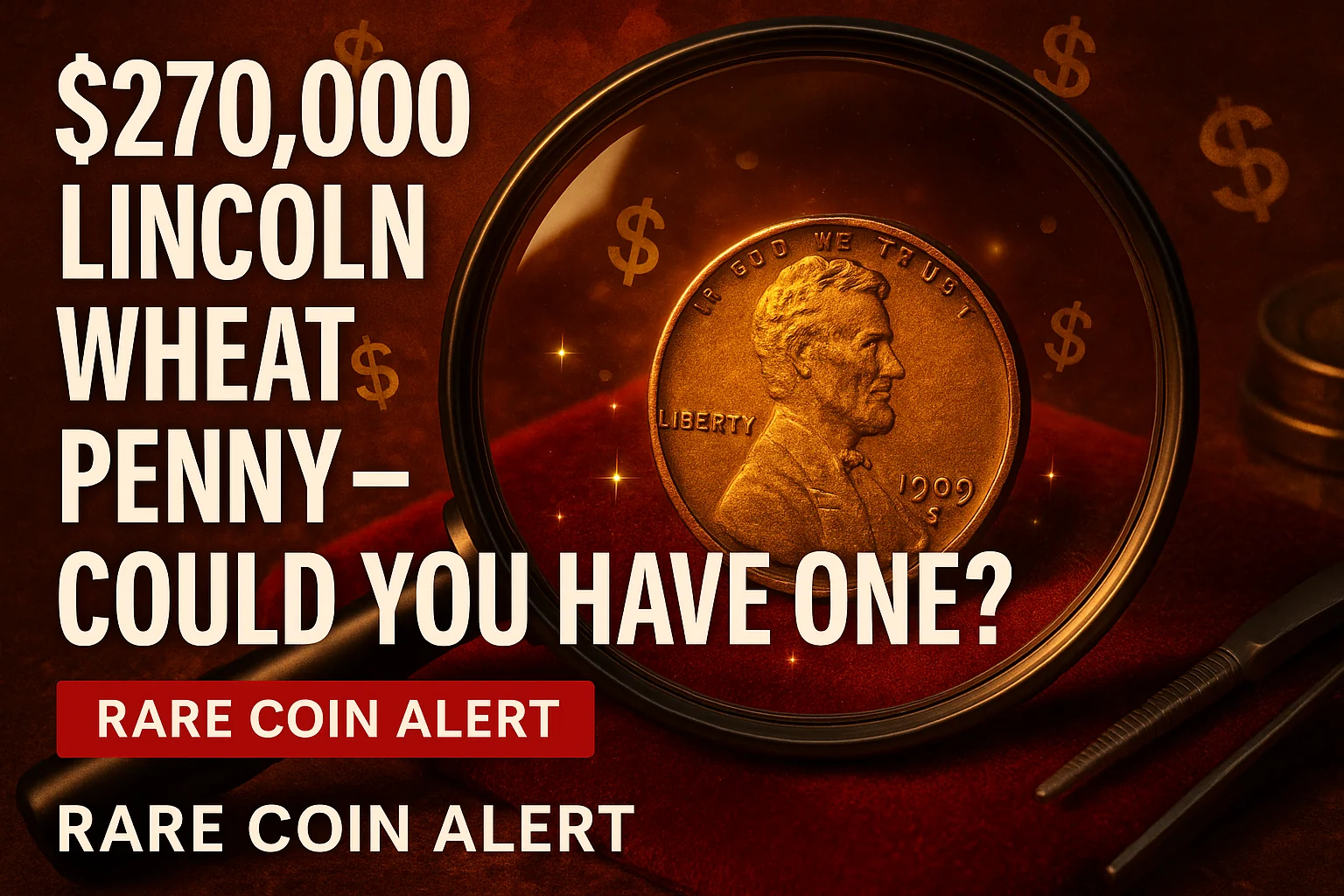 $270,000 Lincoln Wheat Penny - How Can You Identify this Incredible Rare Find in your Coins?