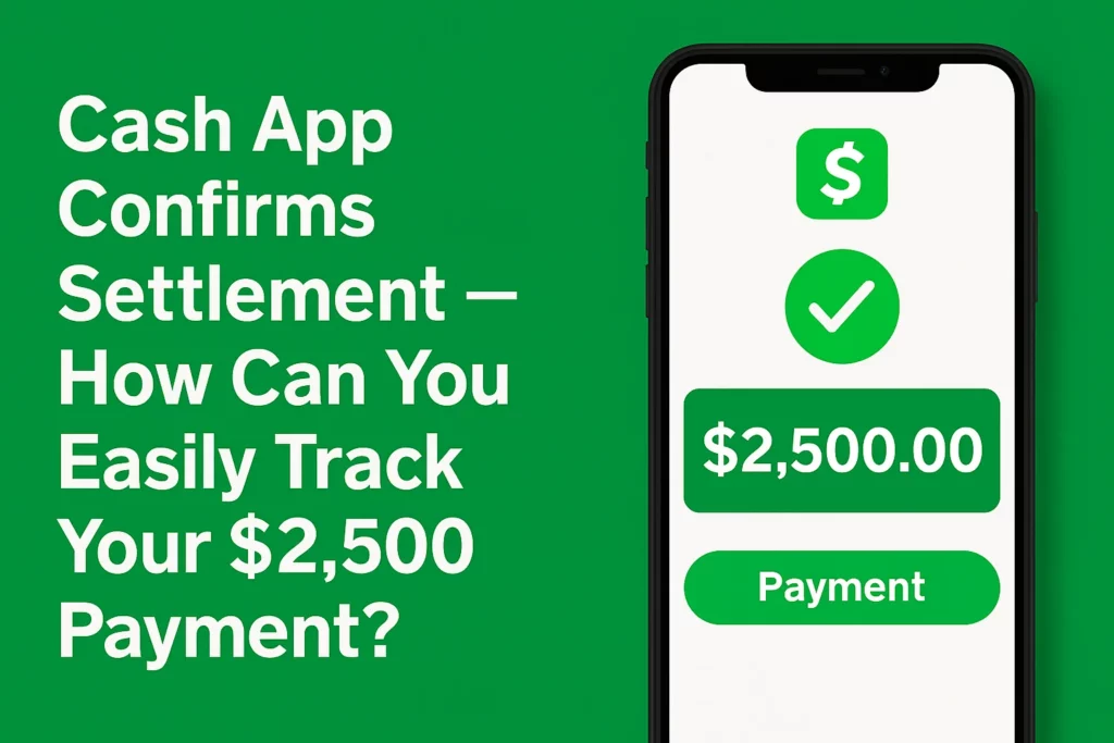 Cash App Confirms Settlement - How Can You Easily Track Your $2,500 Payment?