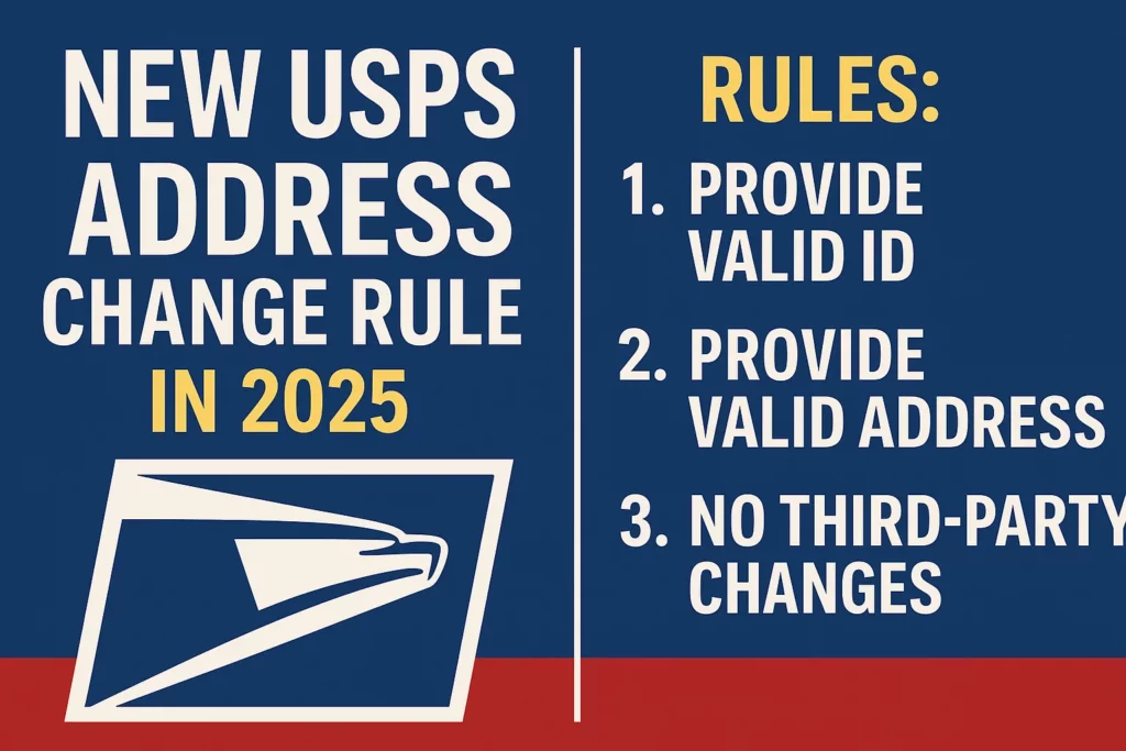 New USPS Address Change Rules in 2025 - Here are Key Updates to Know!