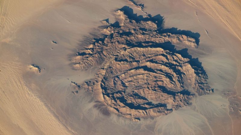 Ancient Artwork Hidden Inside Libya’s Concentric Rocky Rings Seen From Space