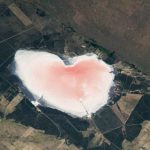 NASA Spotted a Pink Heart in Argentina and Its Color Comes From Microbes