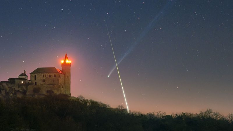 Photographers Caught Comet PanSTARRS — Then a Fireball Changed Everything