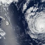 A Shimmering Silver Streak Hid Hawaii as Hurricane Kiko Closed In